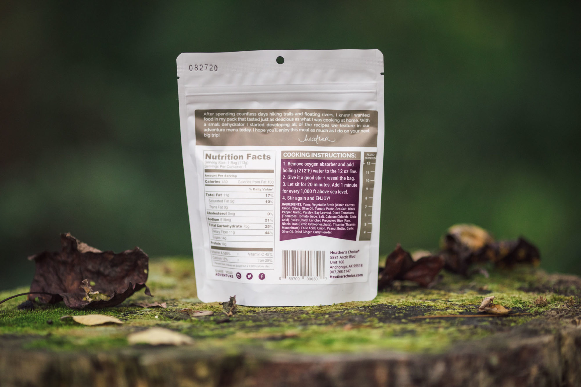 Heather's Choice Packaroons and Dehydrated Meals