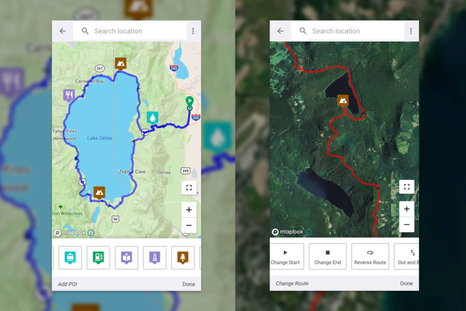 bicycle route planner app