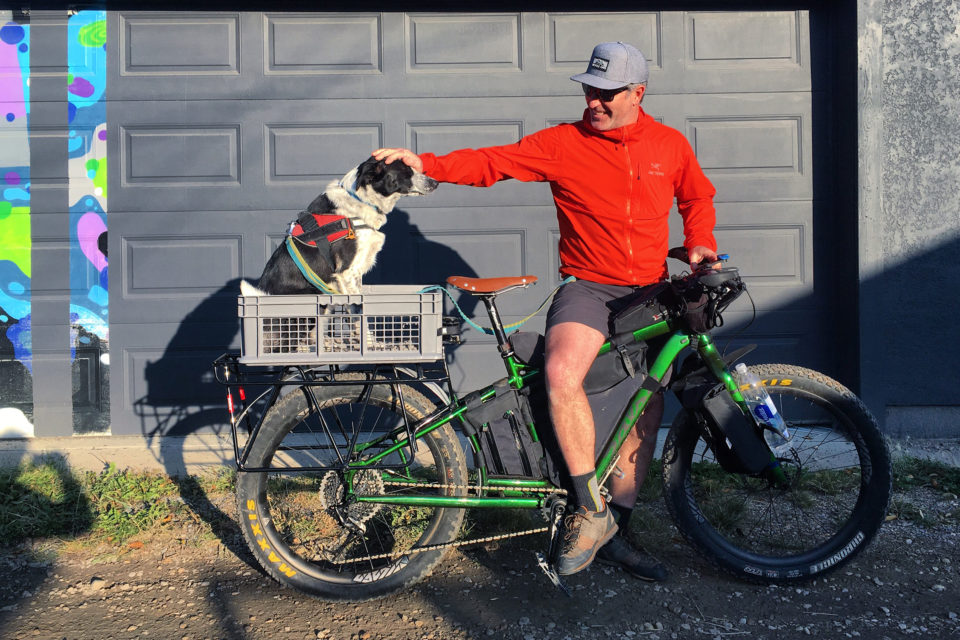 John and Mira’s Dogpacking Setup on “The Baja Divide Part 6” Video