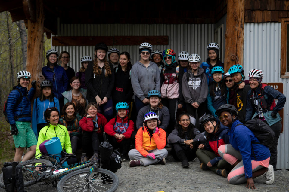 Anchorage GRIT, girl's cycling program, bikepacking