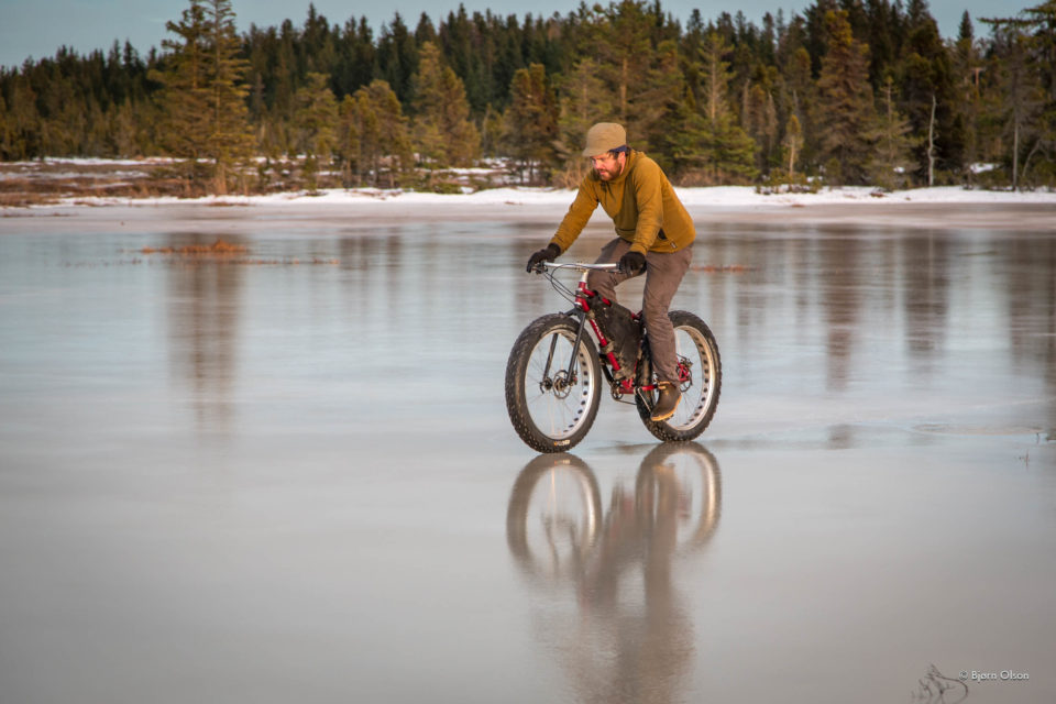 Bjørn Olson, Crust Fat Biking, Alaska