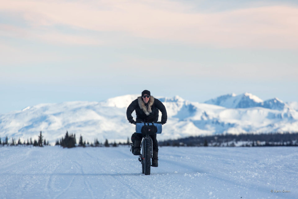 Bjørn Olson, Crust Fat Biking, Alaska
