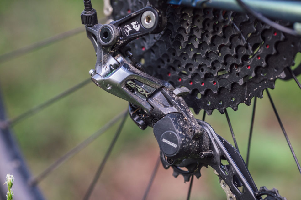 Shimano GRX with 11-50T cassette, Mullet Drivetrain