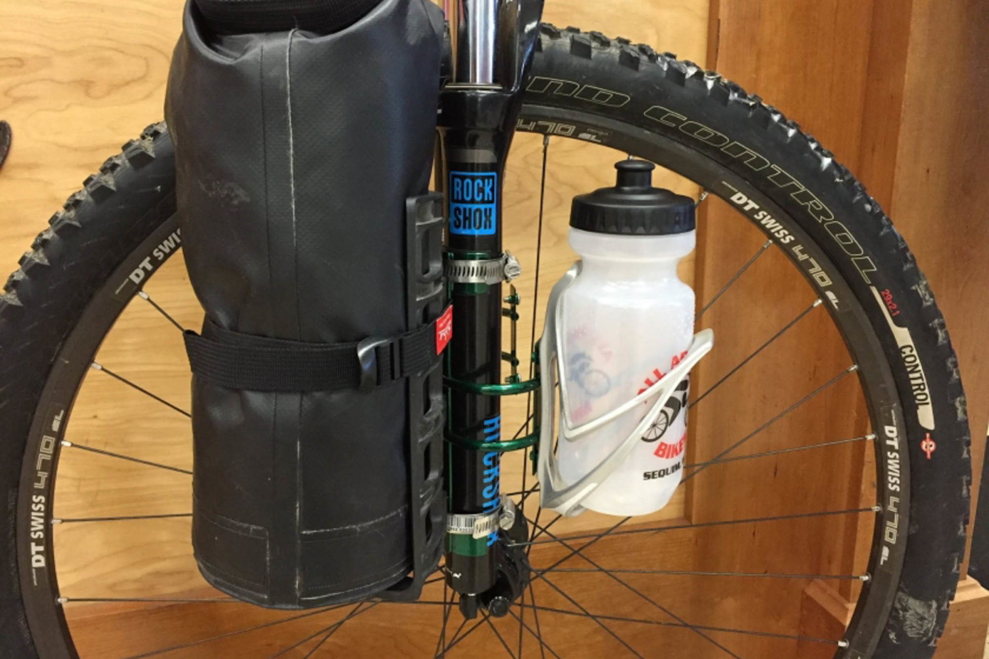 Handlebar Mount Bracket Water Bottle Cage Holder Clamp+Bike Flashlight Mount 