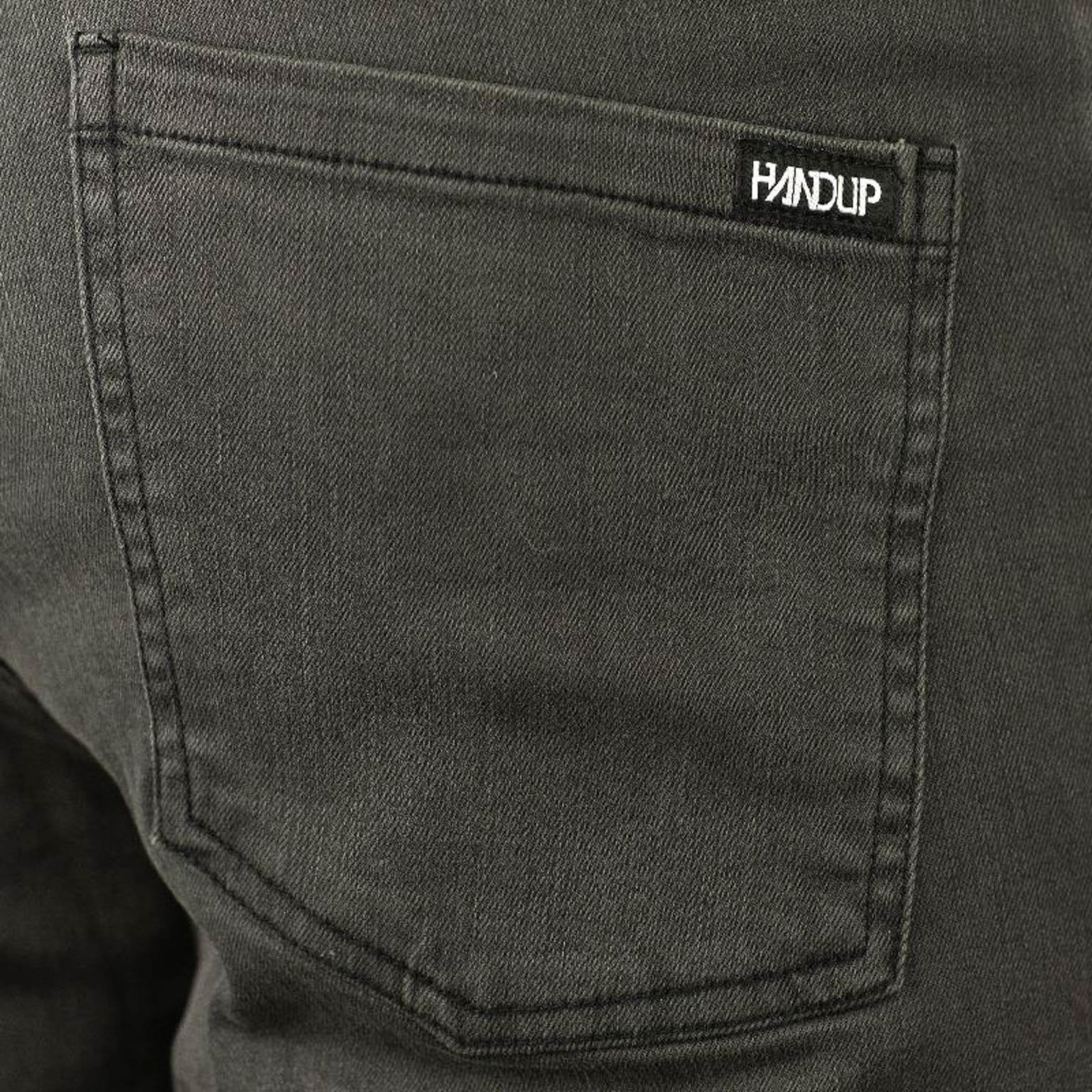 Handup Athletic Jean Shorts - Super Stretch Denim Jorts With Back Pockets