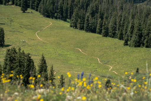 Elks Traverse bikepacking route, crested butte, Colorado