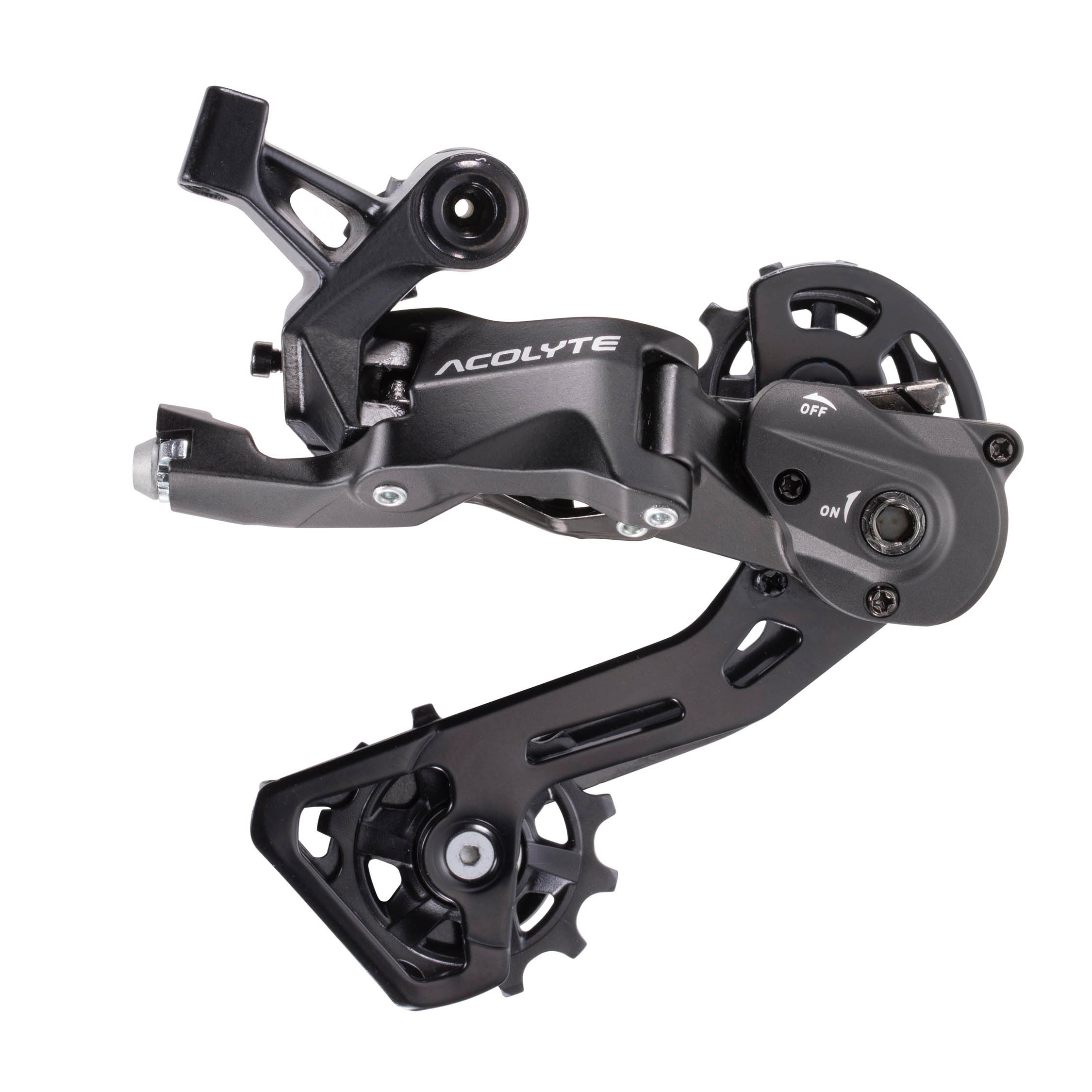 thumbnail image 2 of MicroSHIFT Acolyte Xpress Right Trigger Shifter – 1x8 Speed, Black, Flat Bar, Model SL-M7180-R 2 of 5