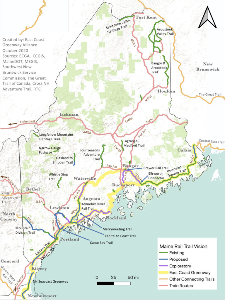 Maine Trail Coalition Announces RailTrail Plan