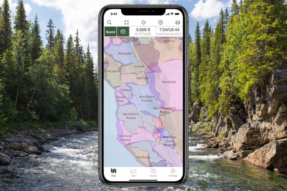 Gaia GPS adds Native Lands Territories Map Layer