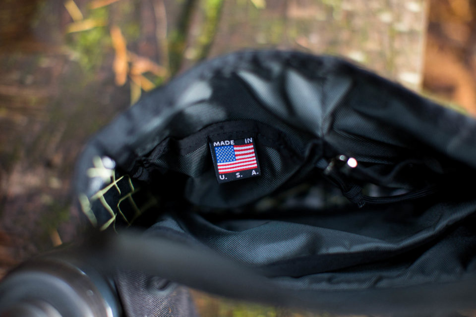 High above Venture Hip Pack