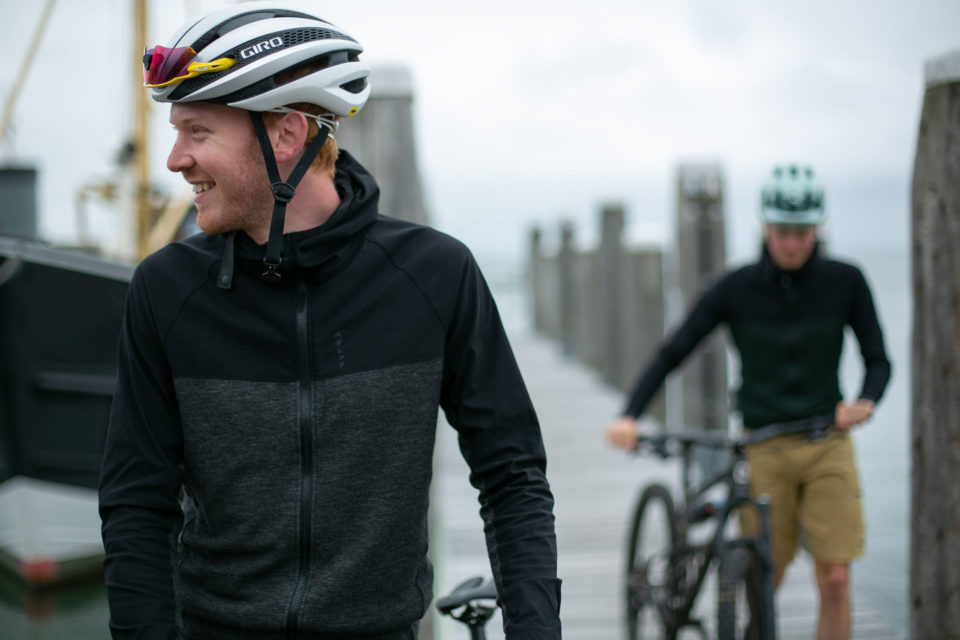 PEdALED’s new Jary All-Road Merino Hooded Jersey
