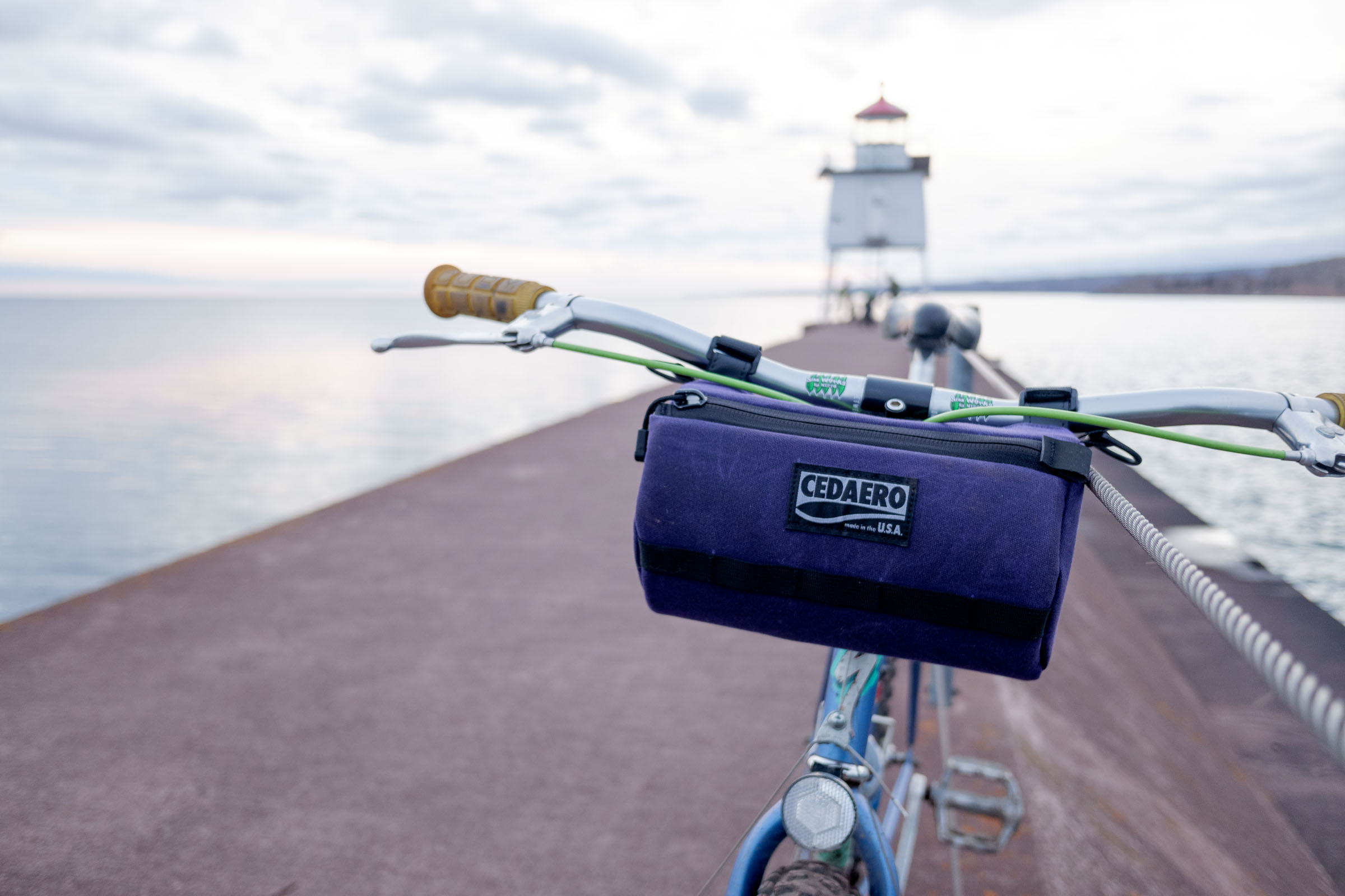 Project Cece  Bradley Upcycled Water Resistant Bike Messenger Bag