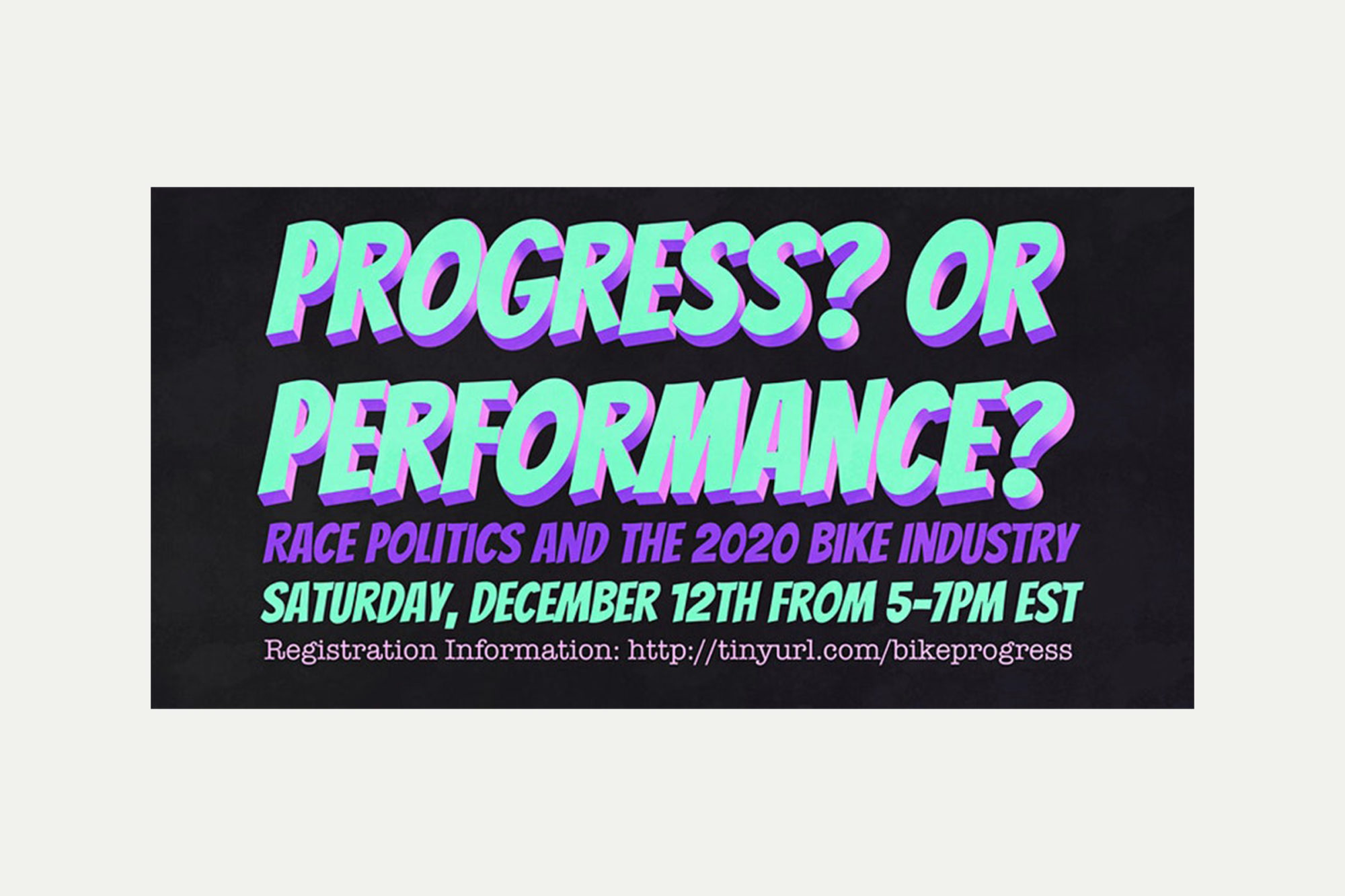 Progress or Performance