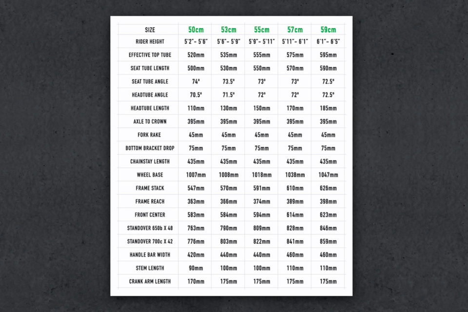 3t strada size chart