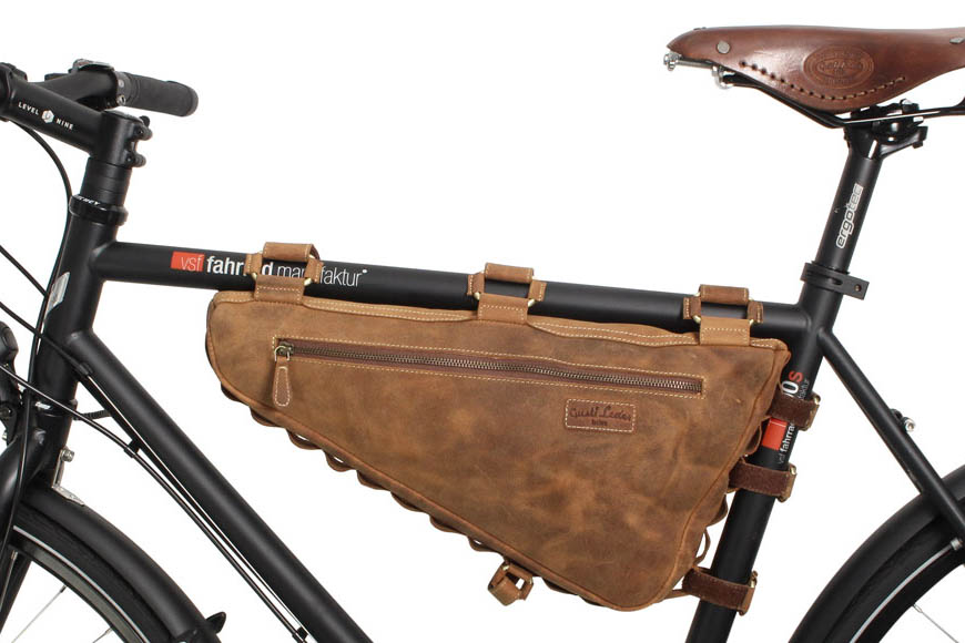 Leather Bikepacking Bags from Gusti Leder