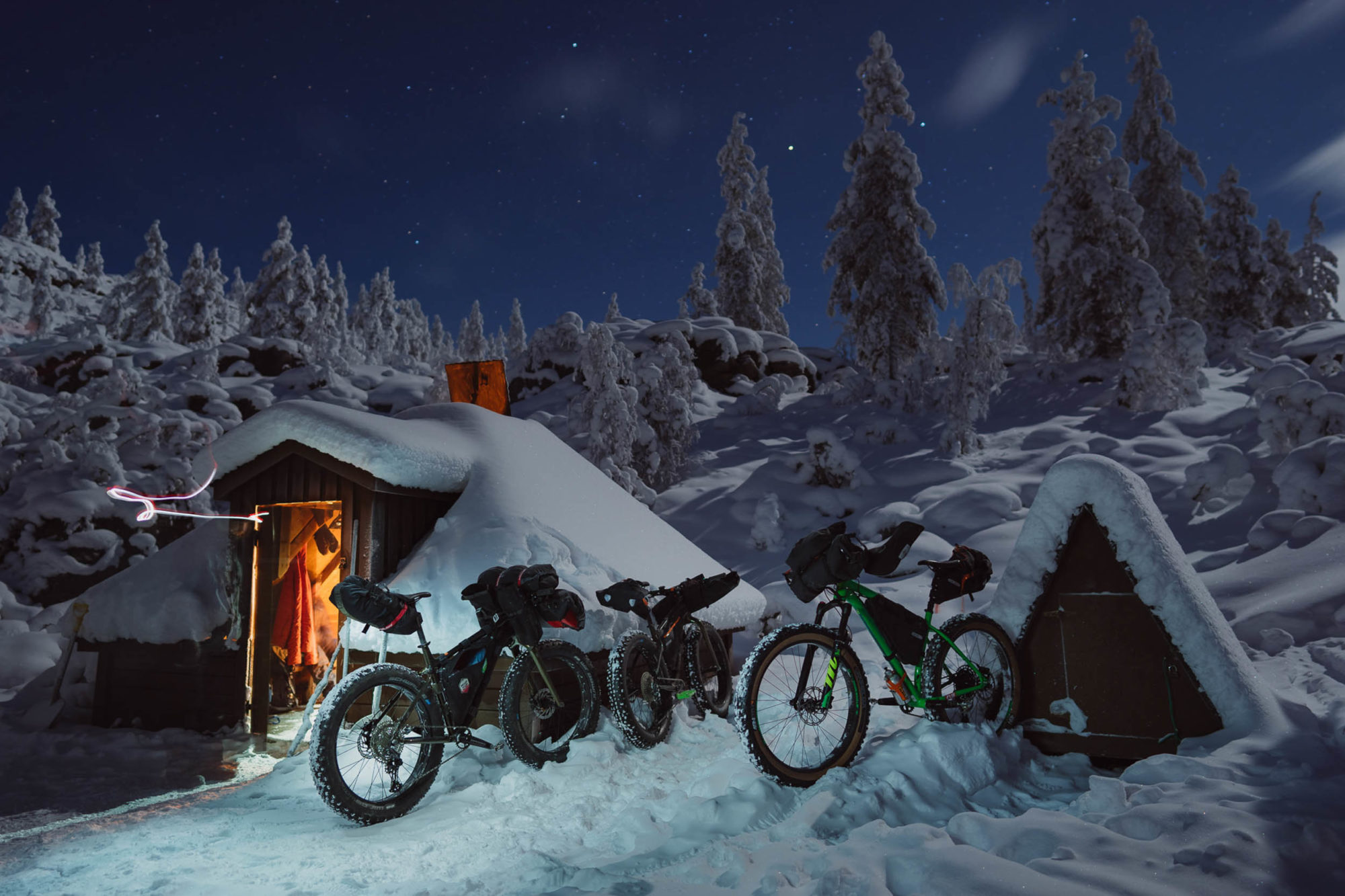 Finnish Lapland, Winter Bikepacking