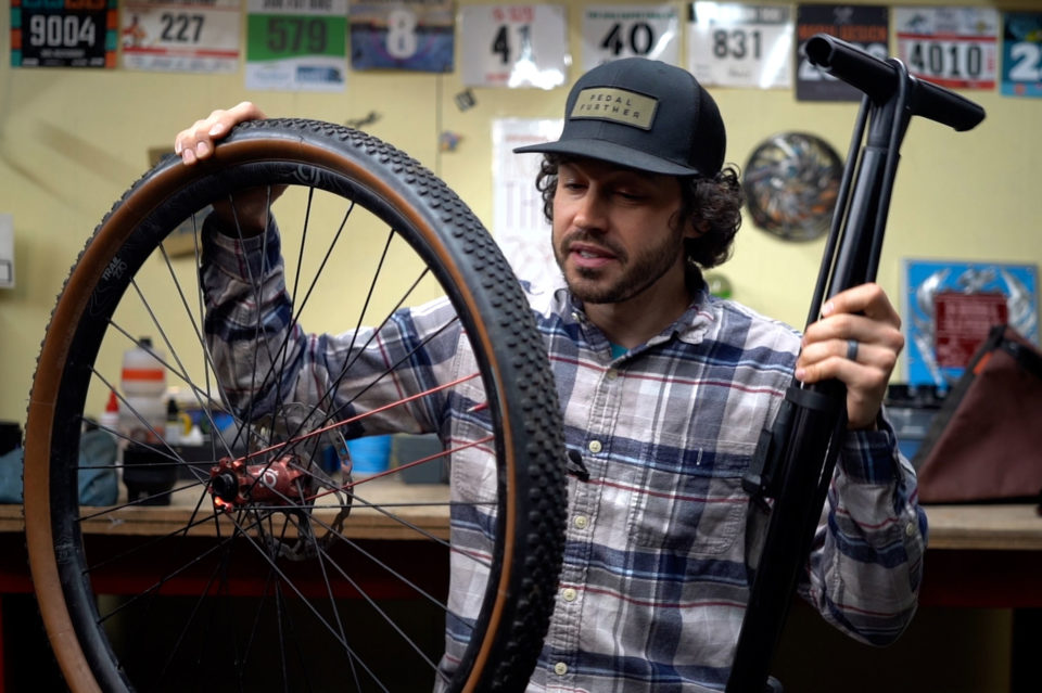 How to Mount a Stubborn Tubeless Tire (With a Floor Pump)