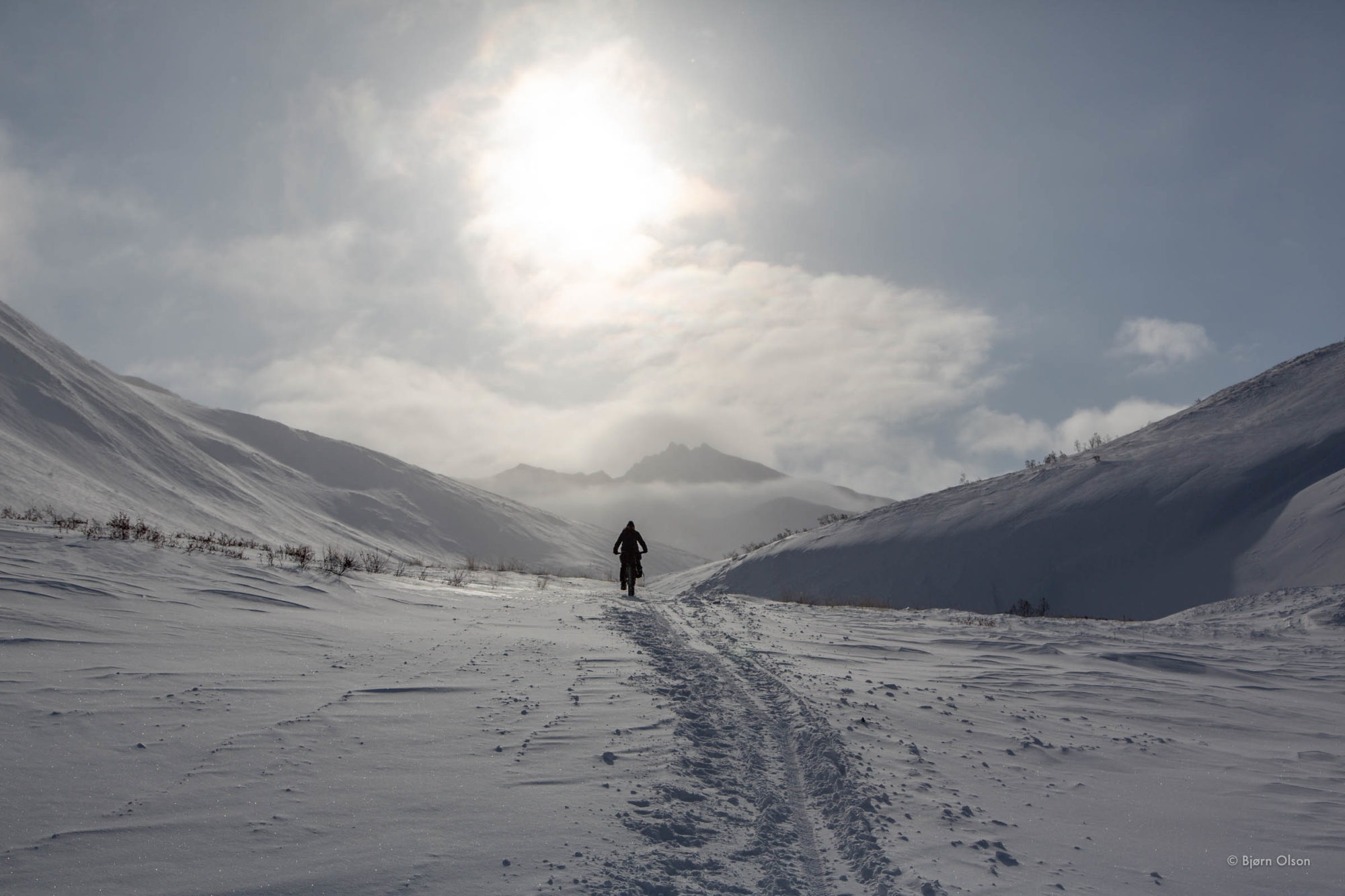 Bjørn Olson, Winter Fat Biking, Alaska