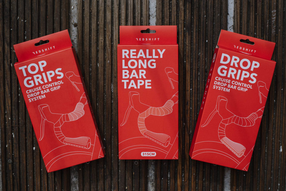 Redshift Drop Grips, Redshift Top Grips, Redshift Really Long Bar Tape