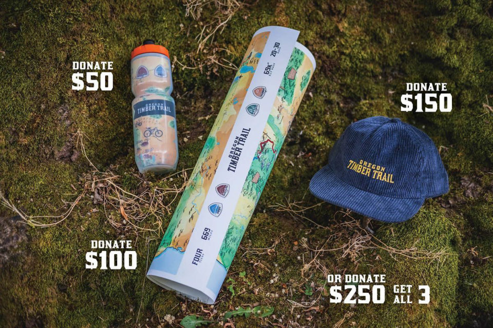 Oregon Timber Trail: Donate and Get Merch!