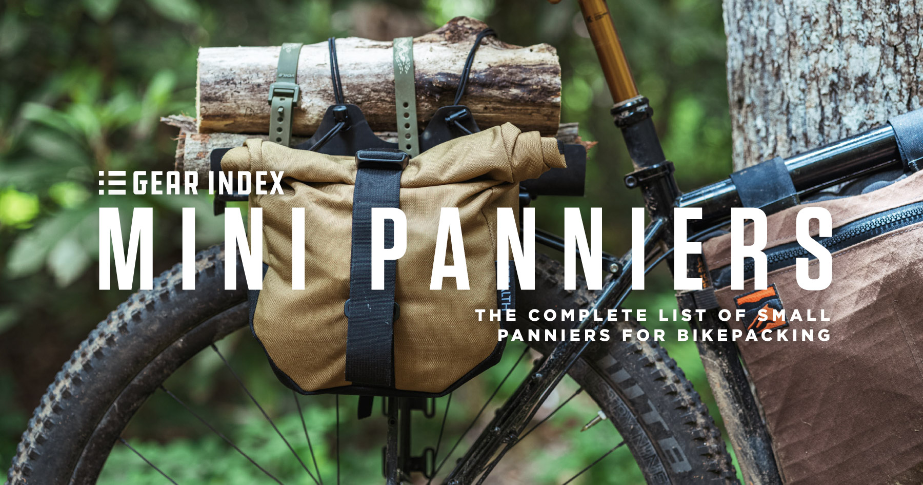 Mini Panniers for Bikepacking, small panniers