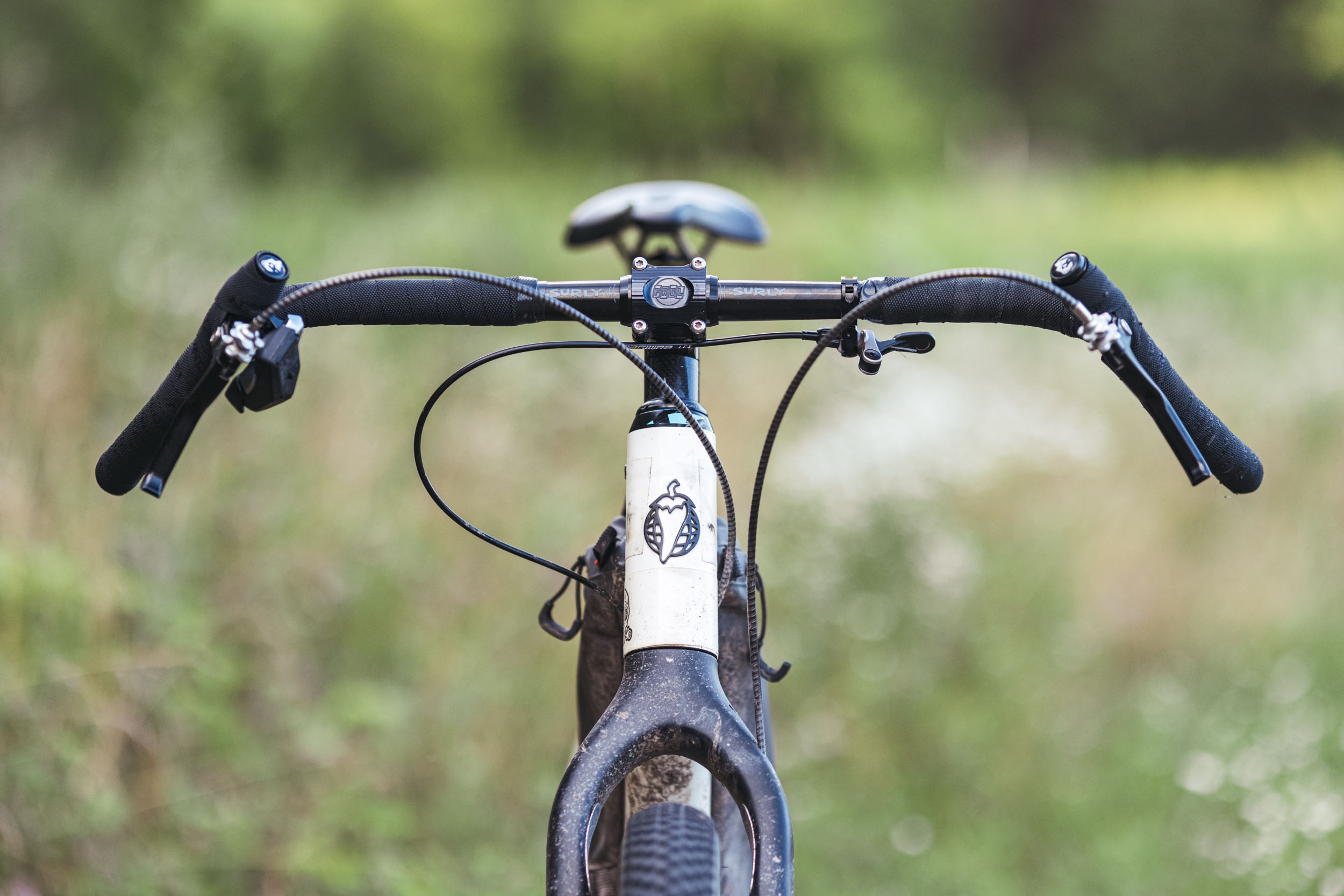 Drop bar ends store for mountain bike