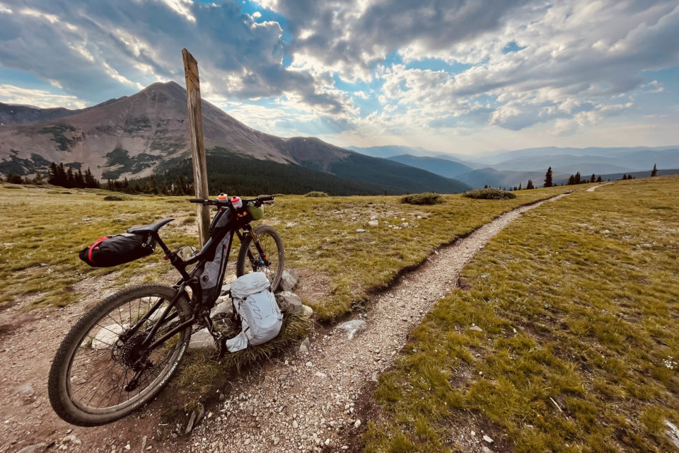 The First Person to Ride the Colorado Trail fully Self-sufficient