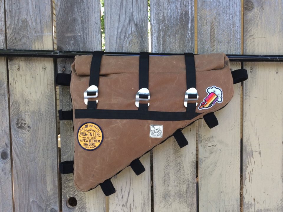 Waxed Canvas Frame Bags by Cycle Cats