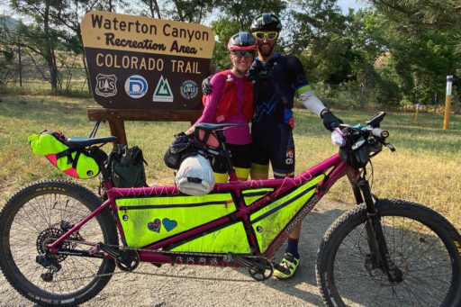 Chris Plesko, Marni Plesko, First Tandem Colorado Trail
