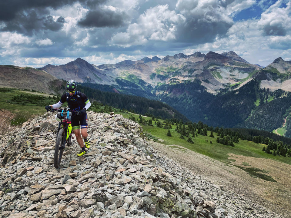 First Tandem Colorado Trail Race Finish 4202