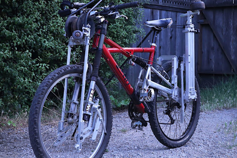 Check out this Rail Bike with Folding Outriggers - BIKEPACKING.com