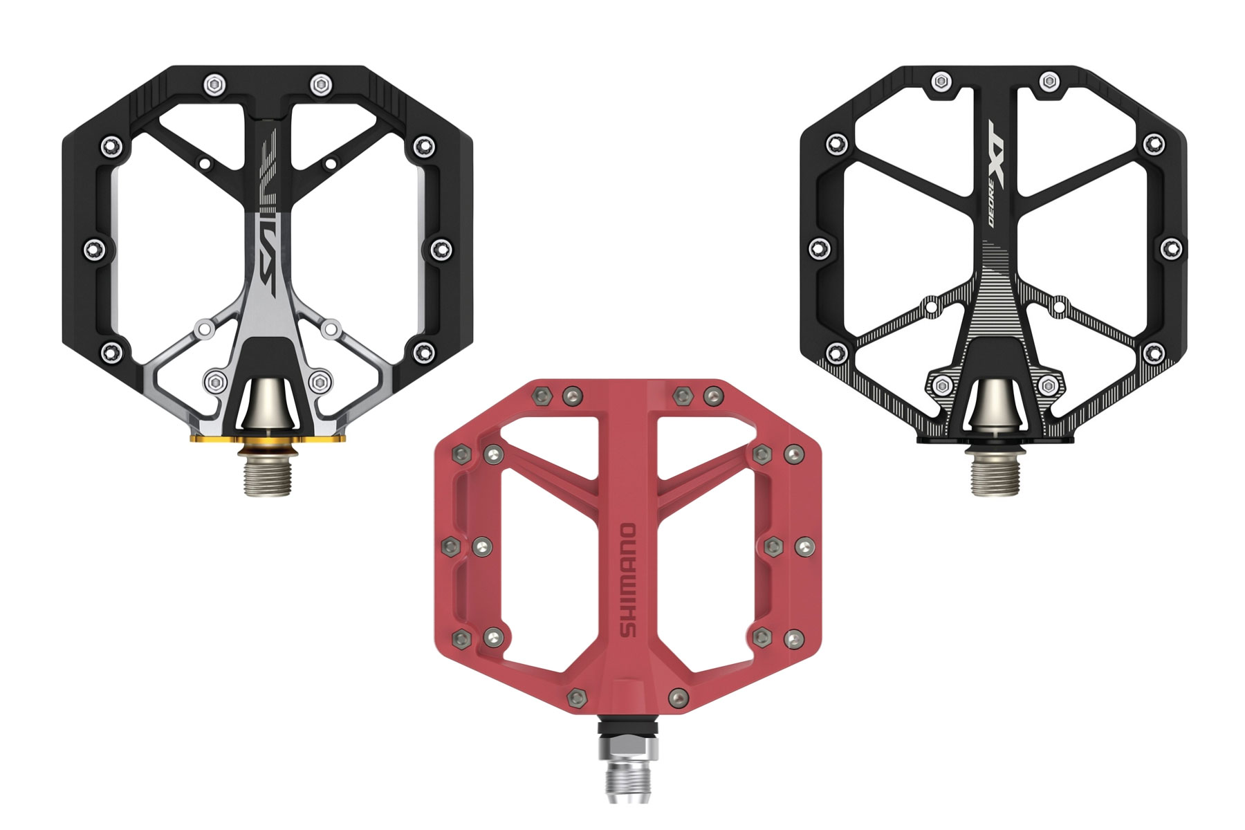 belangrijk sensor Oppervlakkig New Shimano XT, Saint, and SLX Composite Flat Pedals - BIKEPACKING.com