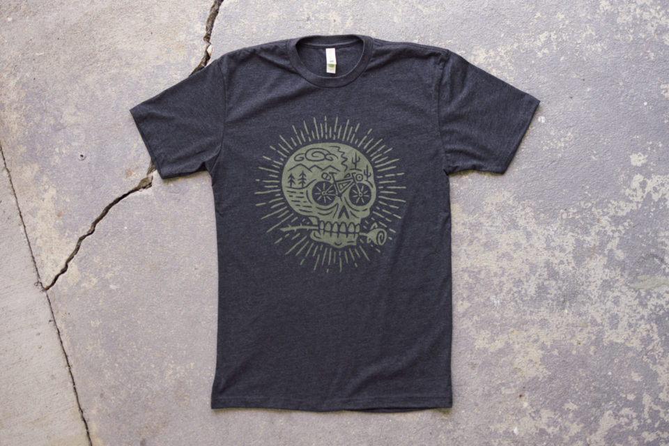 Bikepacking Skull T-shirt