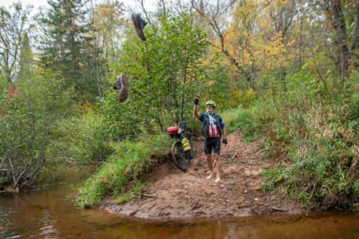 Wisconsin Northwoods Waterfall Loop Bikepacking Route