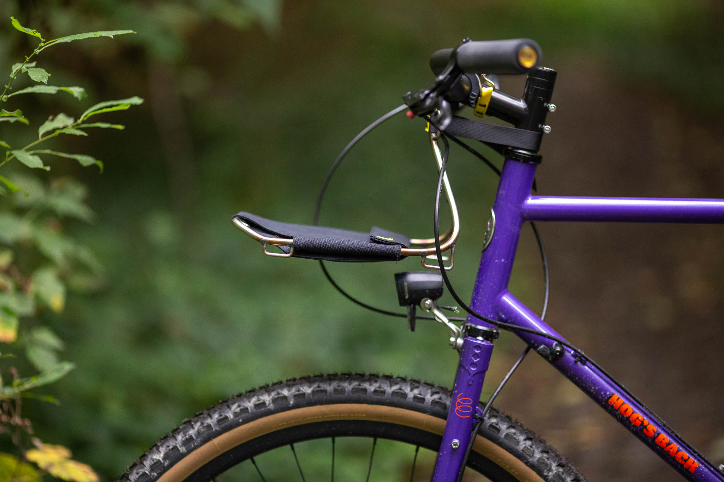 Handlebar mounted front rack sale