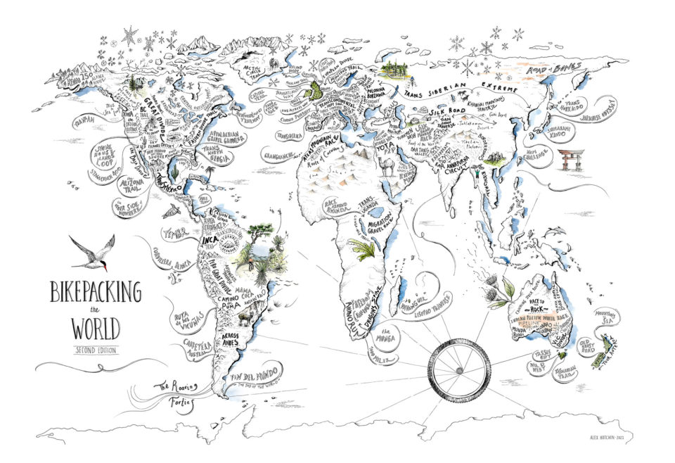 Collective Reward #100: Bikepacking the World Map by Alex Hotchin