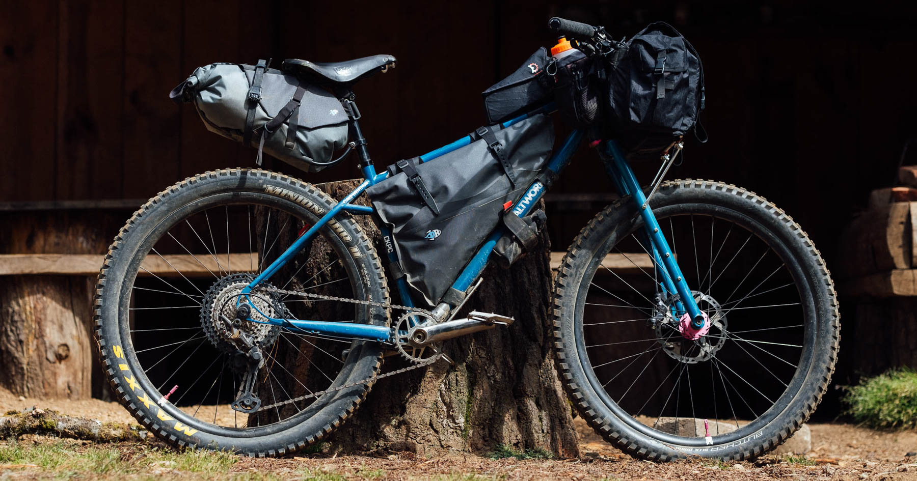 Cale and his Custom S&S Waltworks - BIKEPACKING.com