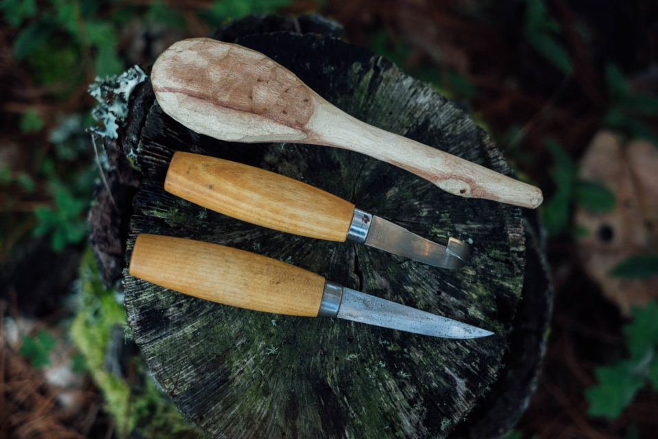 Morakniv knife spoon carving