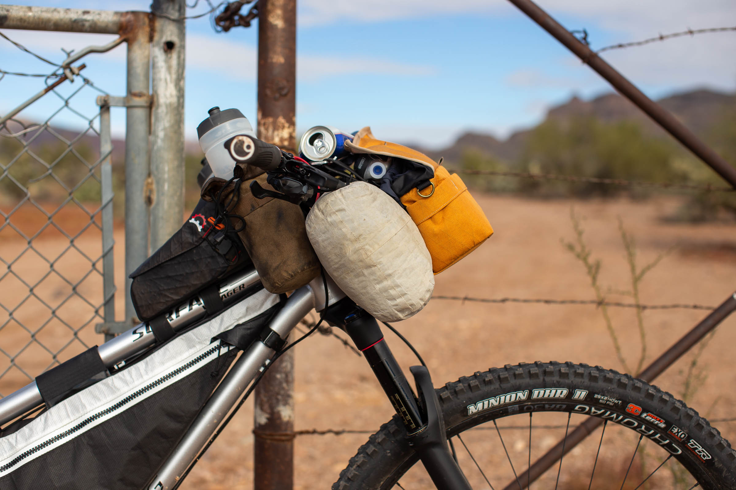 Outer Shell Handlebar Harness and Drawcord Handlebar Bag Review 