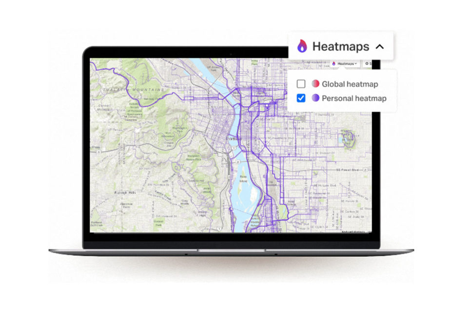 Ride with GPS Introduces Personal Heatmaps