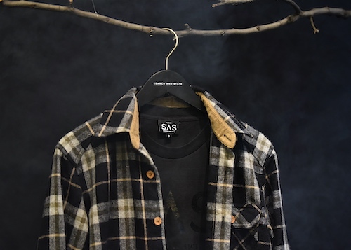 Search And State Wool Overshirt