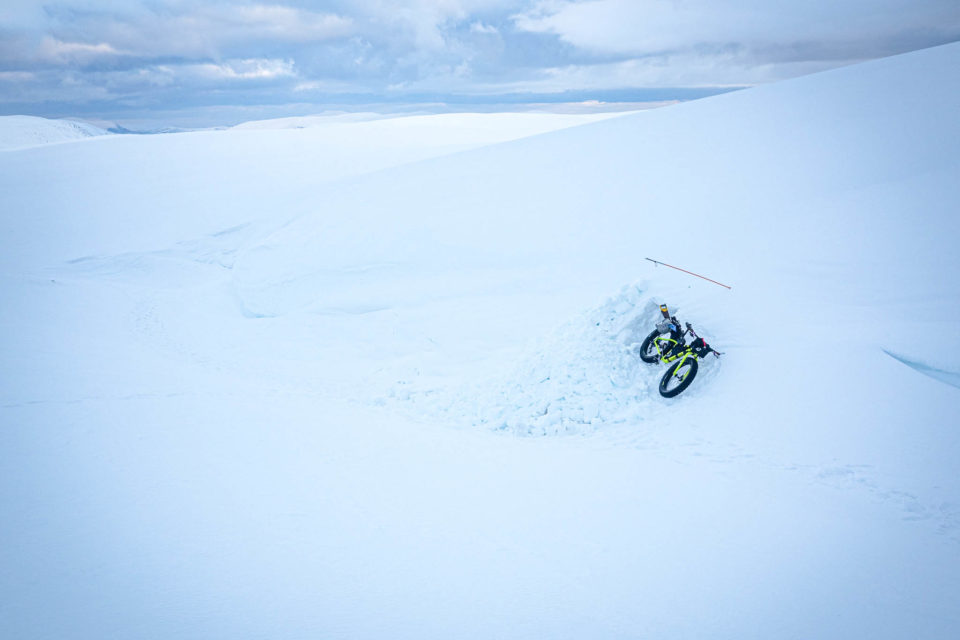 Cairngorms Snow Hole Bikepacking