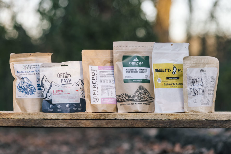 Bikepacking-friendly Camping Meals in Compostable Packaging