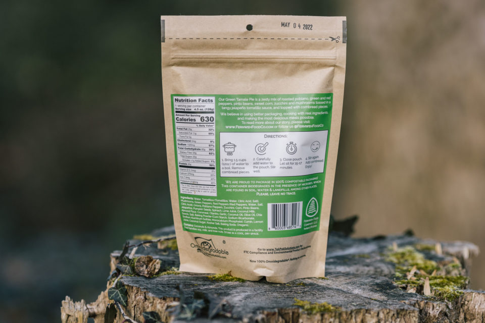 Fernweh, Camping Meals in Compostable Packaging
