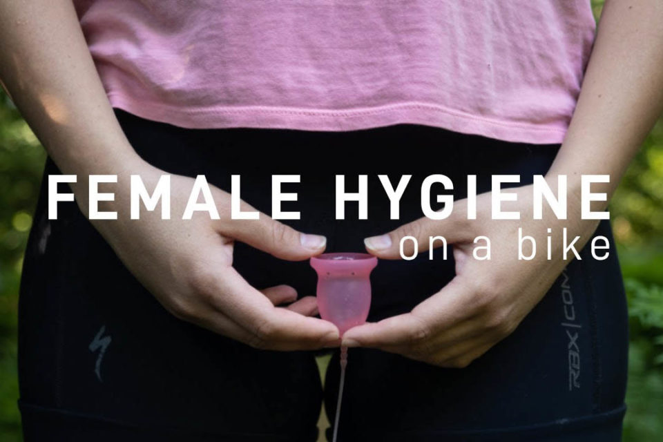 Female Hygiene on a Bike (Video)