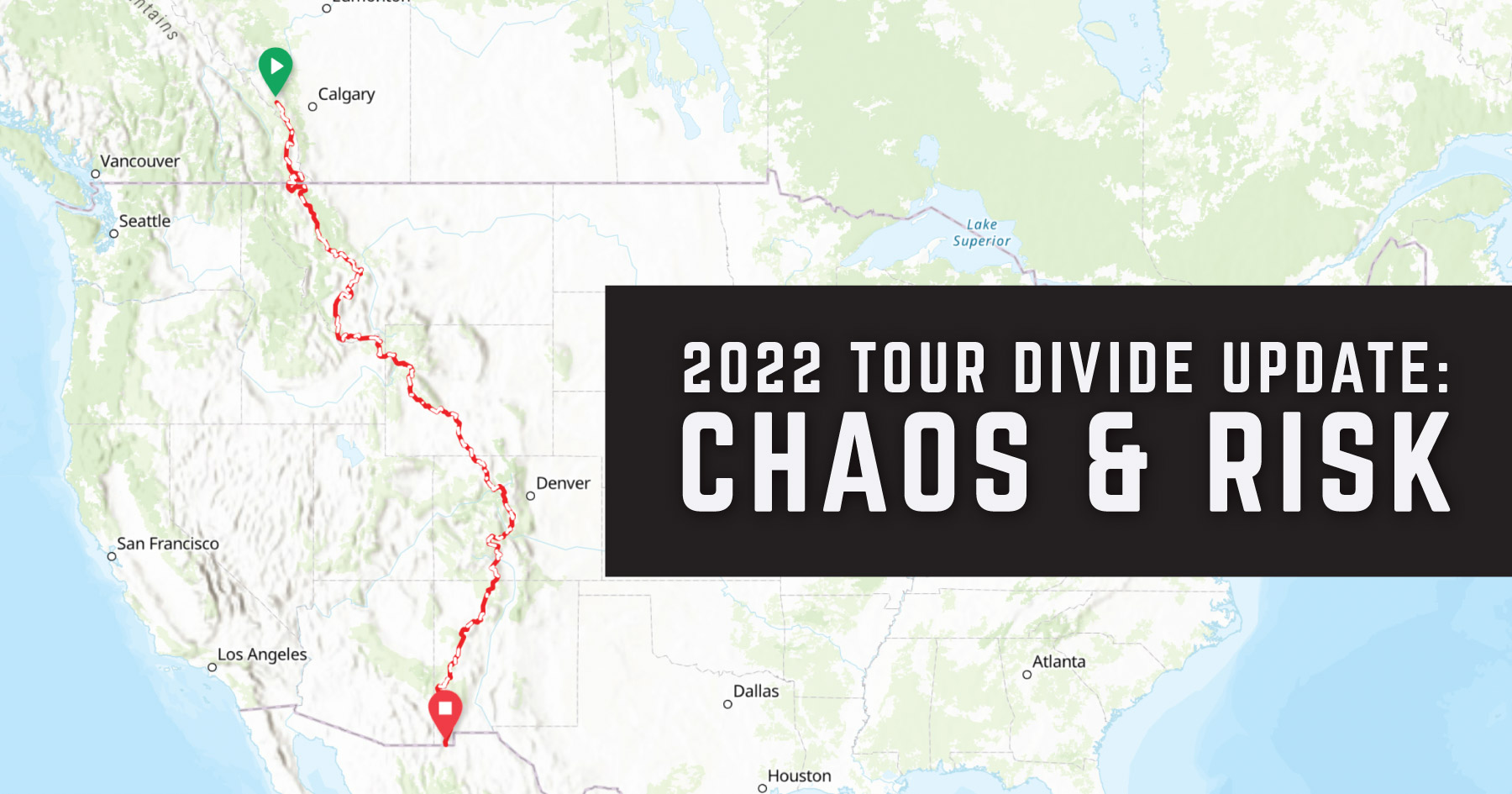 2022 Tour Divide Update Chaos & Risk (Video)