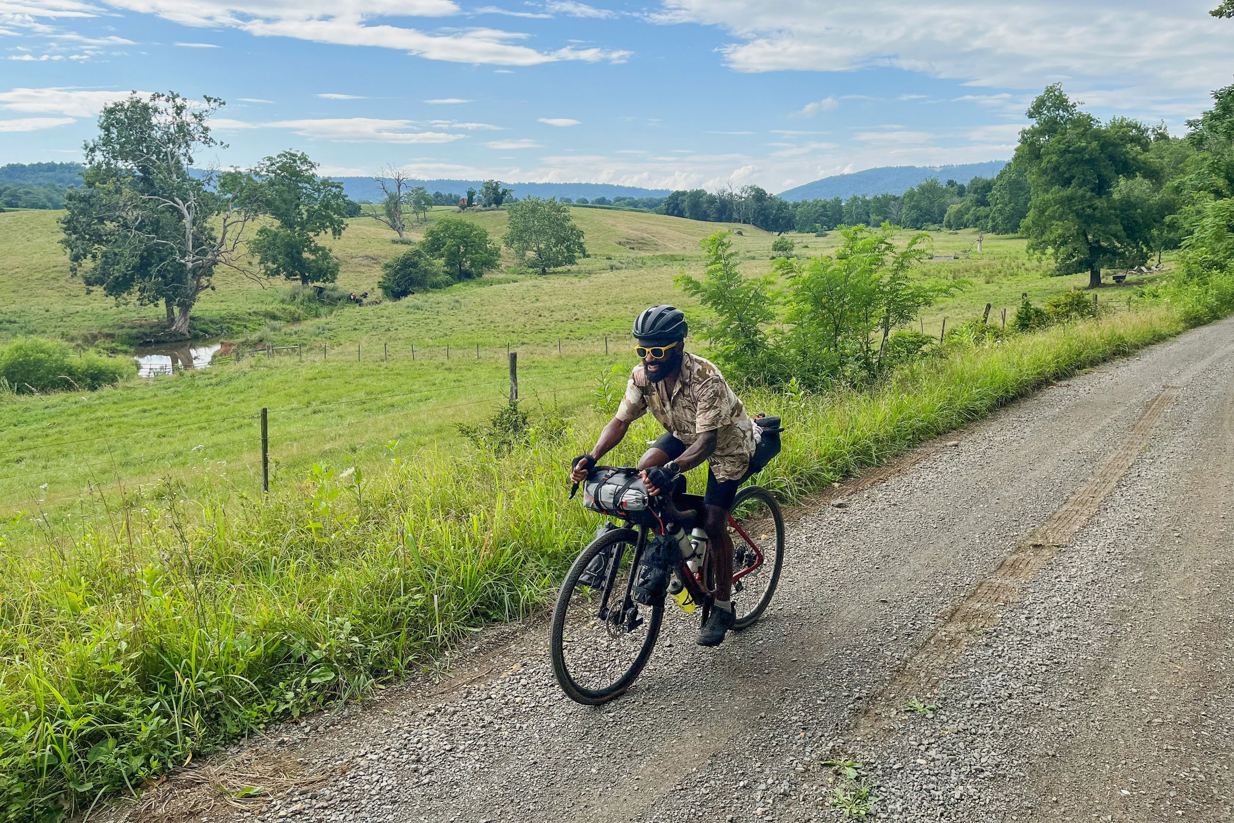 Sky Meadows Overnighter bikepacking route, Loudoun Valley