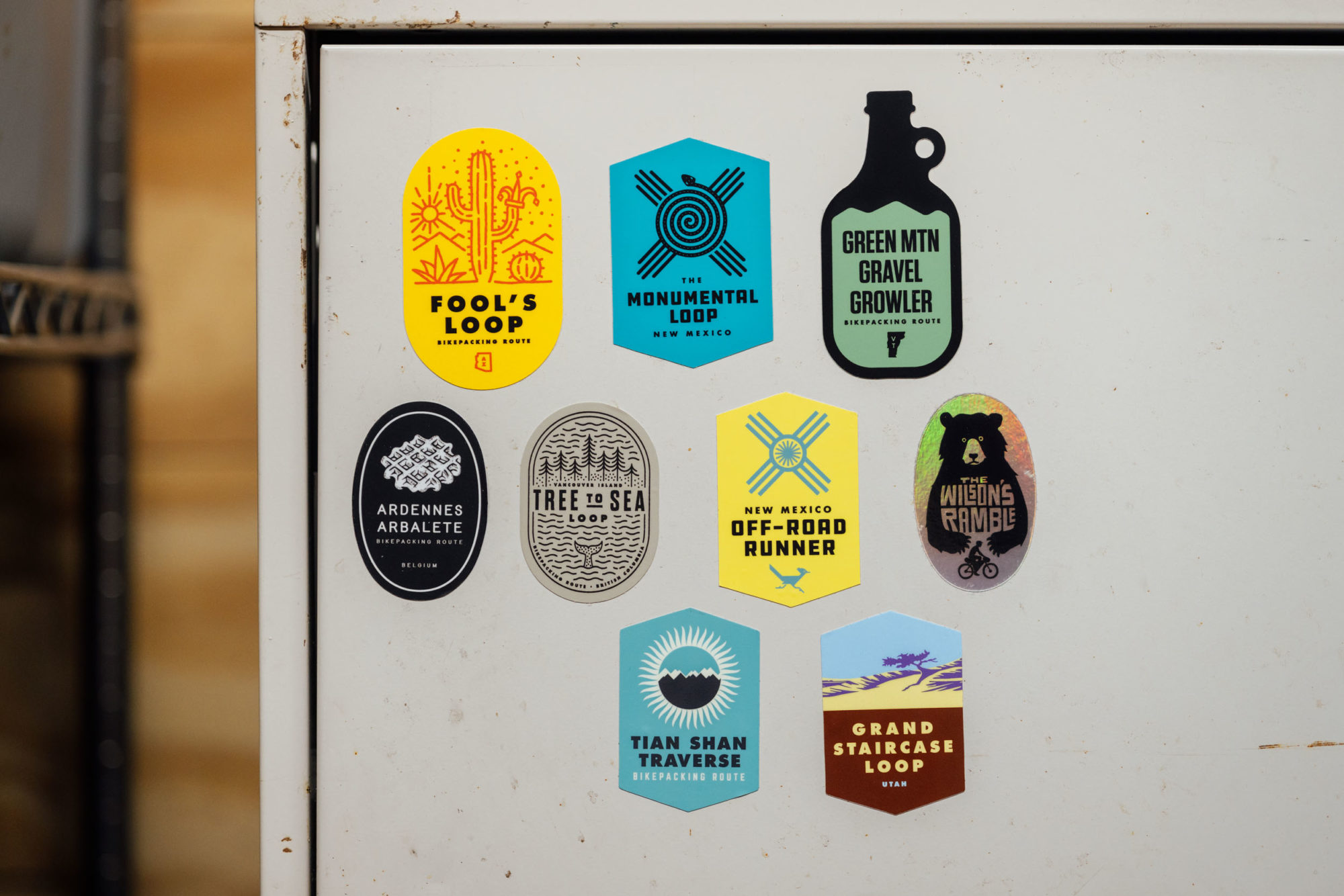 Bikepacking Route Sticker Pack No.03