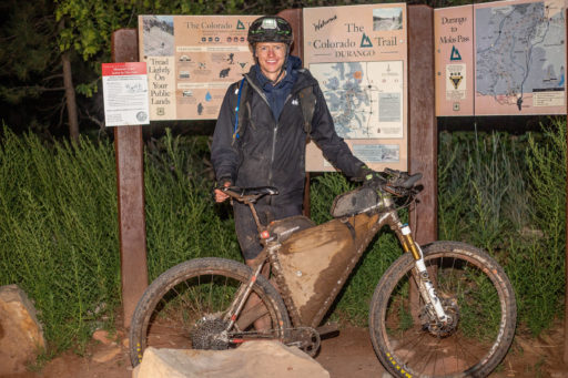 Will Bodewes, winner 2022 Colorado Trail Race