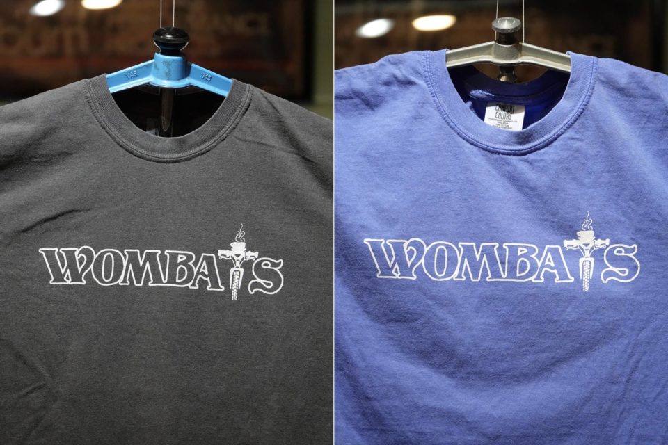 WOMBATS Shirts in Support of Charlie Cunningham and Jacquie Phelan